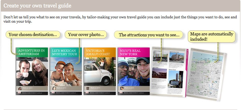 But I would like to let you know about personalized travel guides from DK 